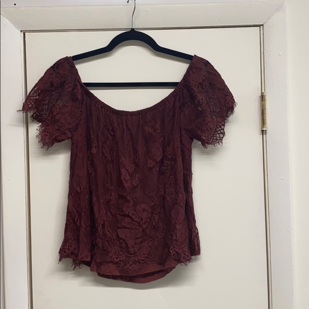 Off the Shoulder Blouse from AE